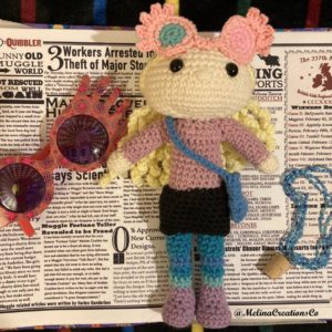 Crochet Luna with props