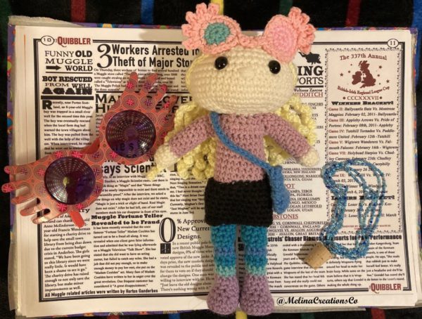 Crochet Luna with props