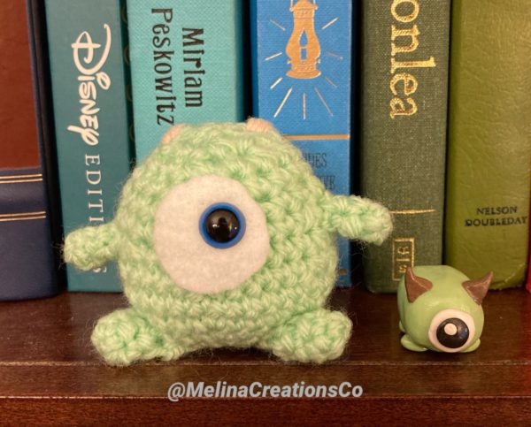 Crochet Mike Wazowski amigurumi doll - Image 2